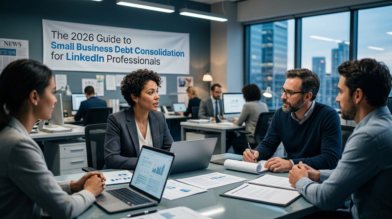 Illustration: The 2026 Guide to Small Business Debt Consolidation for LinkedIn Professionals